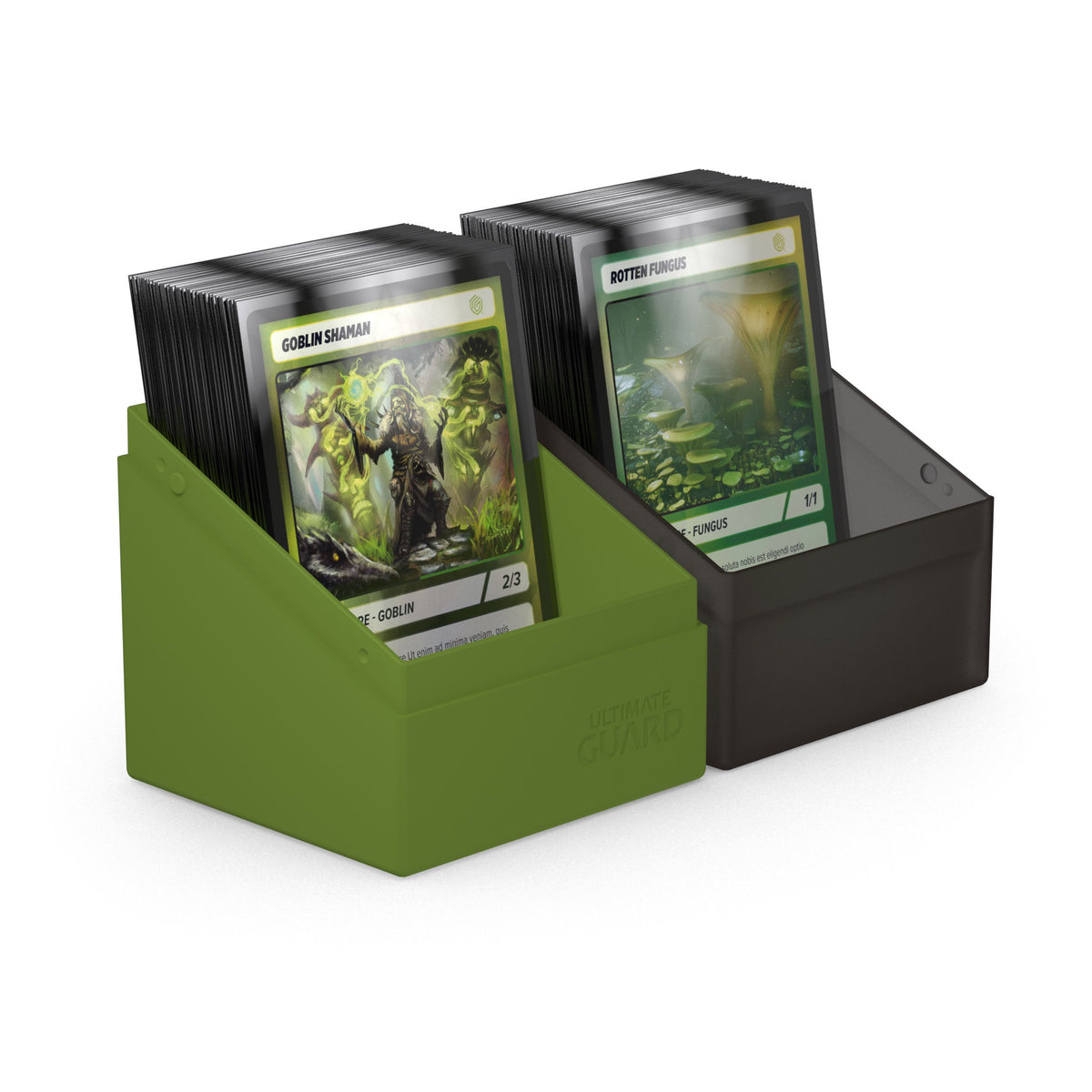 Ultimate Guard Exlcusive Boulder Druidic Secrets 100+, custodia per 100 carte TCG a doppia manica, Fatum, archiviazione sicura e durevole per giochi di carte collezionabili