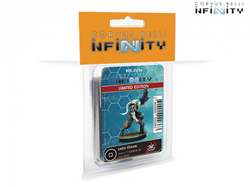 Infinity: NA2 - Saito Tōgan, Mercenary Ninja (Combi Rifle) - Limited Edition