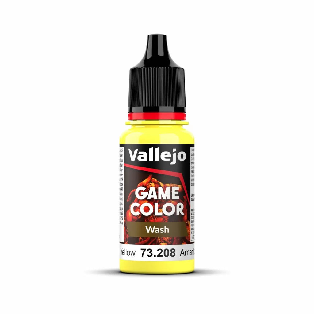 Vallejo - 73.208 - Game Color - Wash - Yellow 18ml