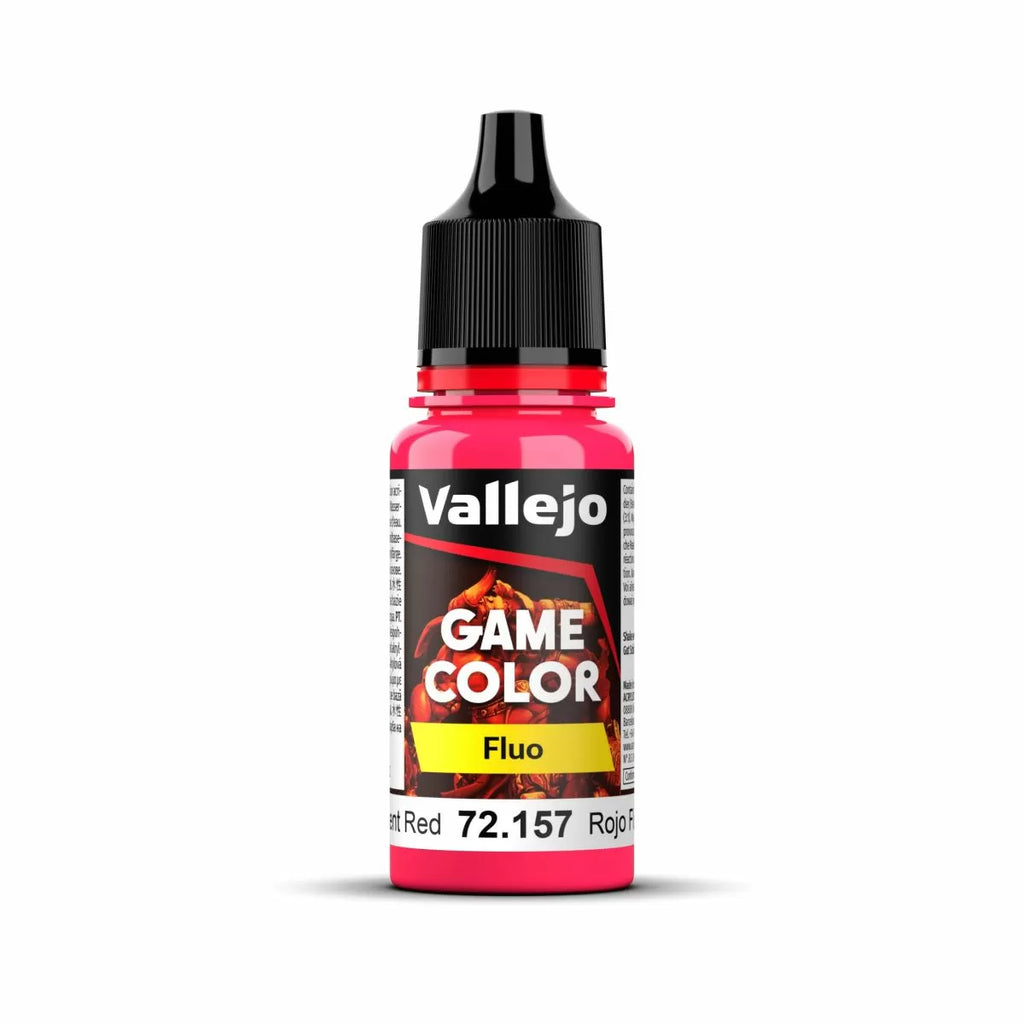 Vallejo - 72.157 - Game Color - Fluorescent Red 18ml