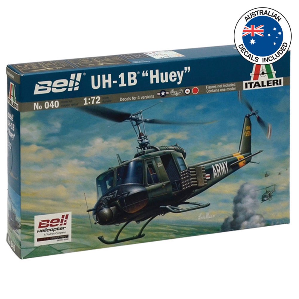 Italeri - UH-1B HUEY 1:72 AUST.DECALS - 0040S