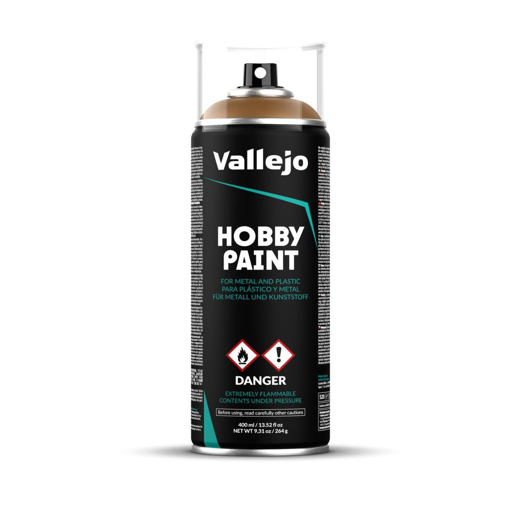 Vallejo - 28.014 - Aerosol Spray Primer - Leather Brown 400ml