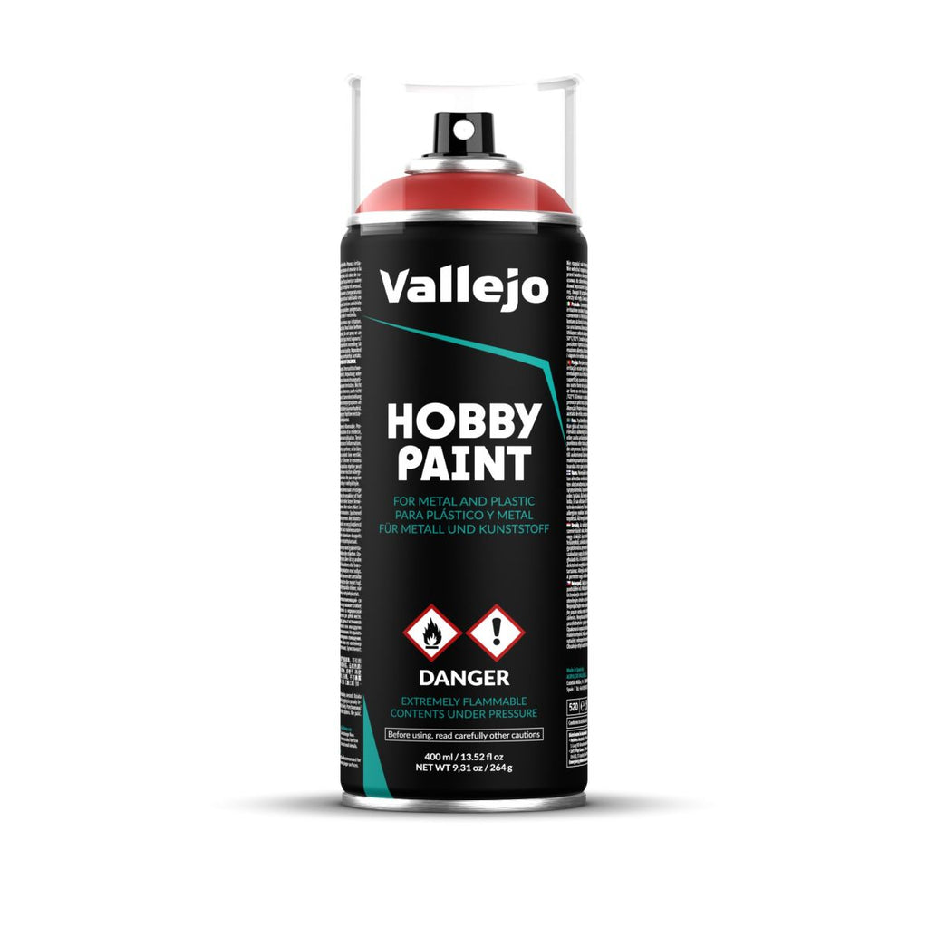 Vallejo - 28.016 - Aerosol Spray Primer - Scarlet Red 400ml