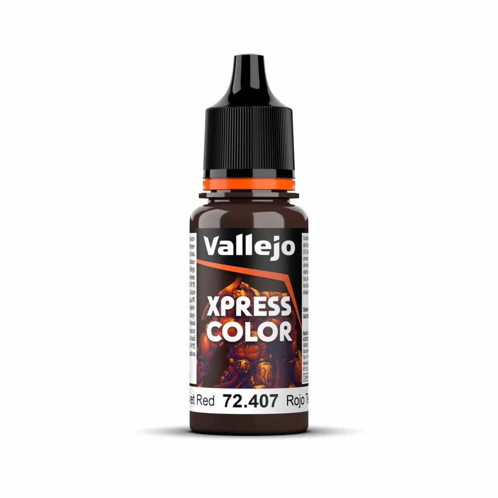 Vallejo - 72.407 - Game Color - Xpress Color - Velvet Red 18ml