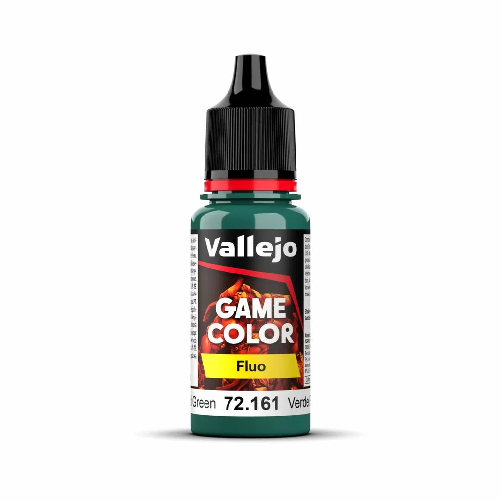 Vallejo - 72.161 - Game Color - Fluorescent Cold Green 18ml