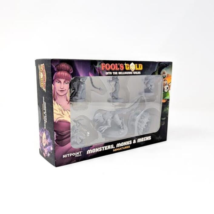 Fool's Gold: Monsters, Mechs, and Monks - Miniatures (Plastic Minis)