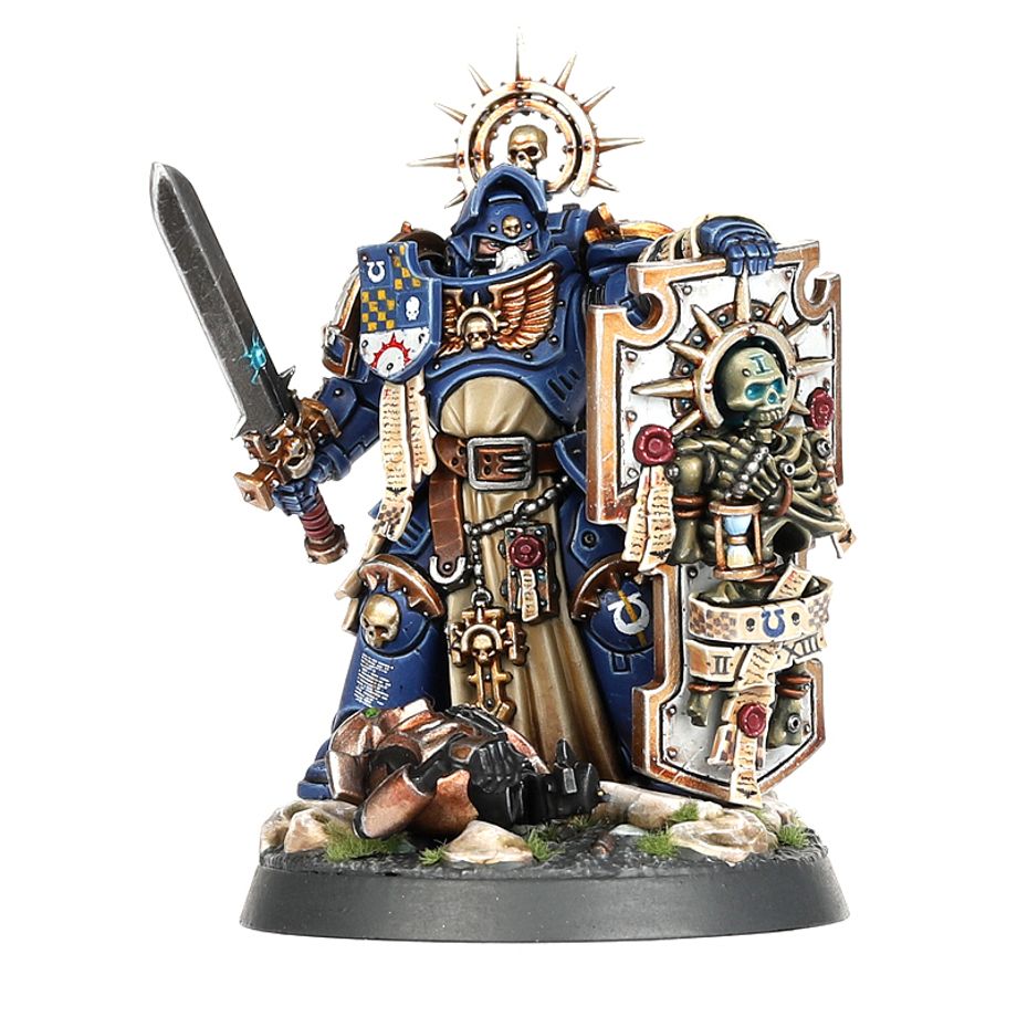 Space Marines: Space Marines Captain with Storm Shield