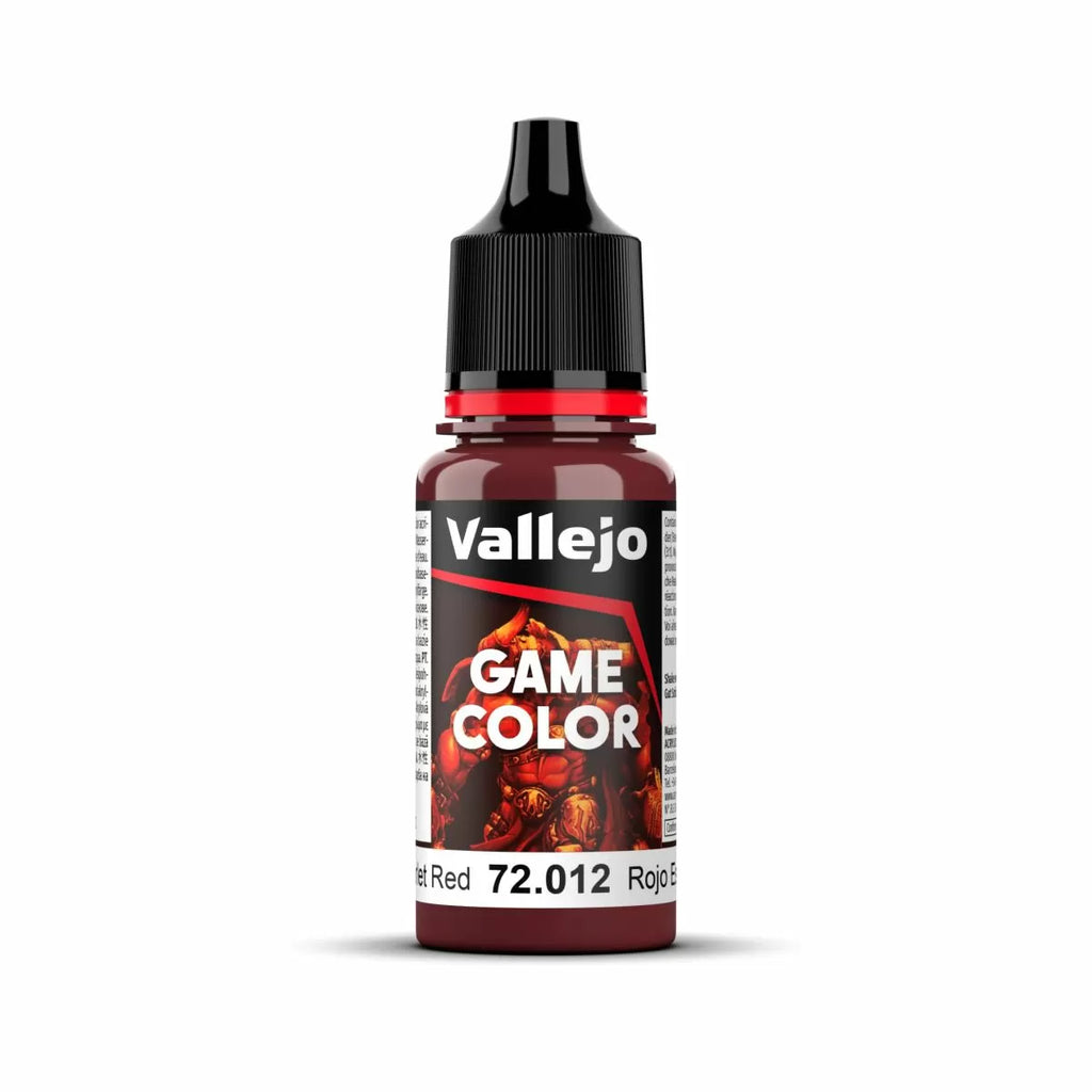 Vallejo - 72.012 - Game Color - Scarlet Red 18ml