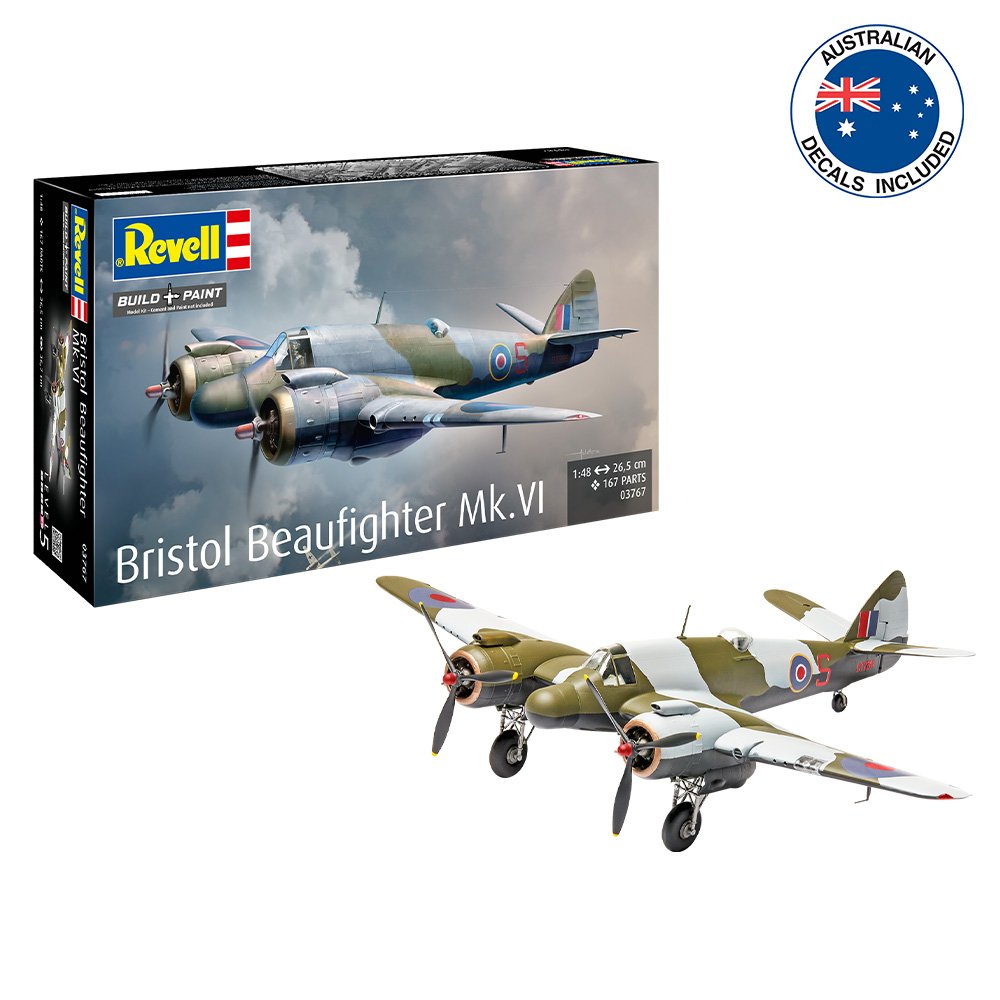 Revell - 03767 - 1/48 BRISTOL BEAUFTHTER MK. VI AUS. DECALS