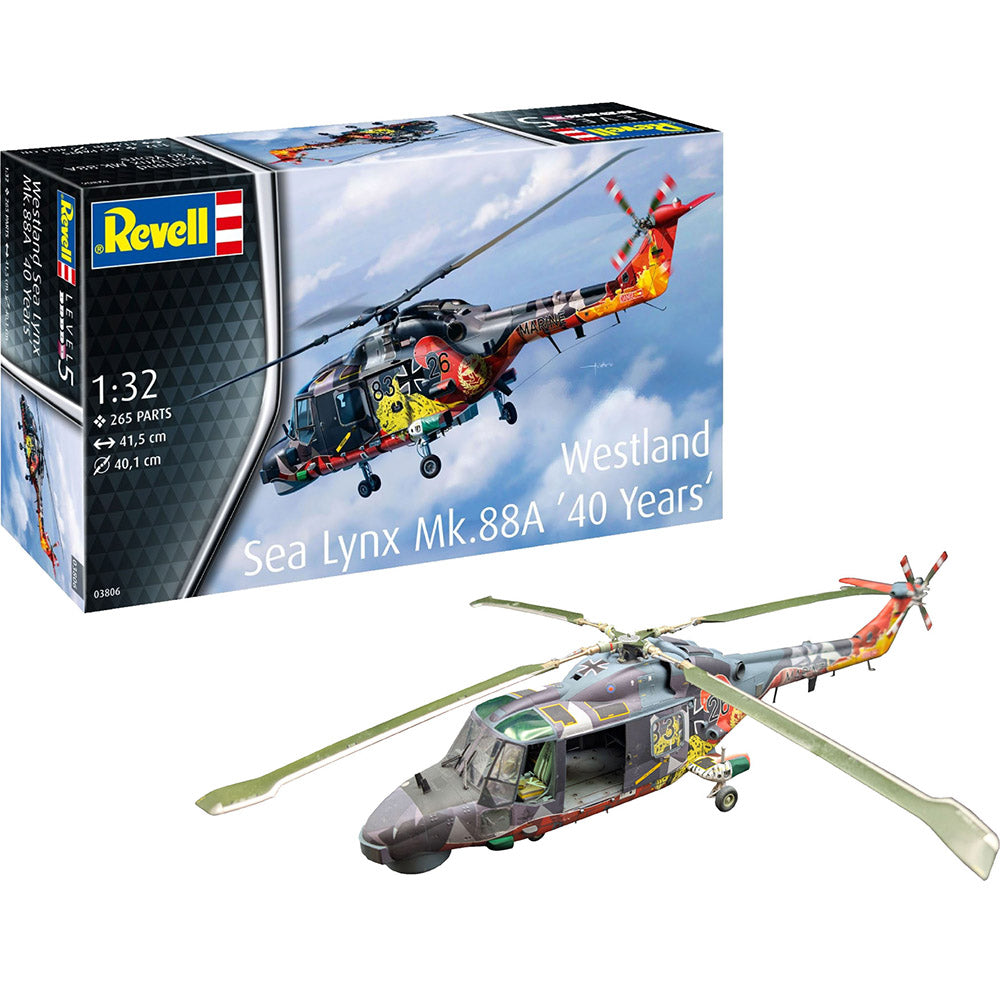 Revell - 03806 - 1/32 WESTLAND SEA LYNX MK.88A 40 YEARS SPECIAL EDITION