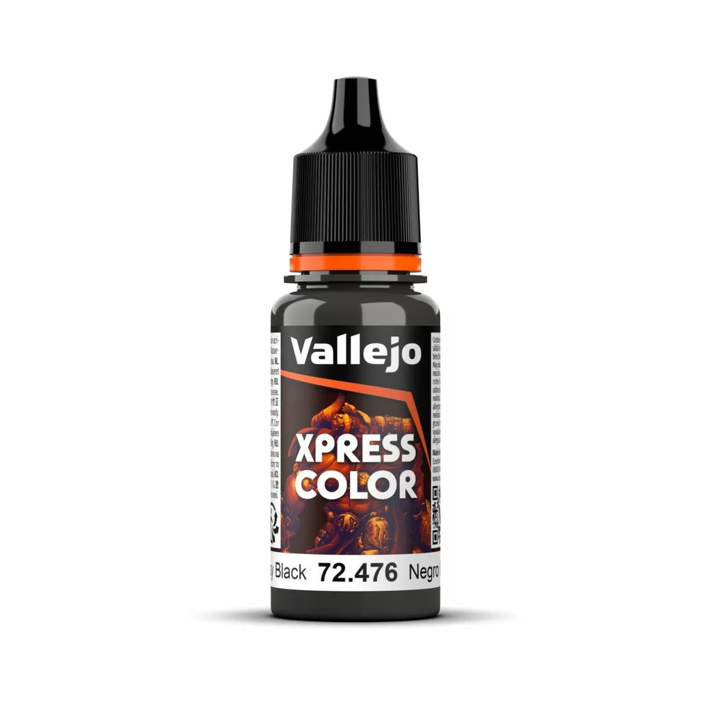 Vallejo - 72.476 - Game Color - Xpress Color - Greasy Black 18ml