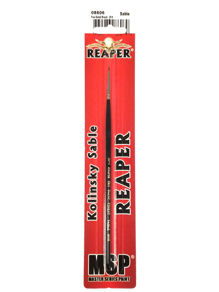 Reaper: Brushes: Super Detail Kolinsky Sable Brush (20/0 Round)