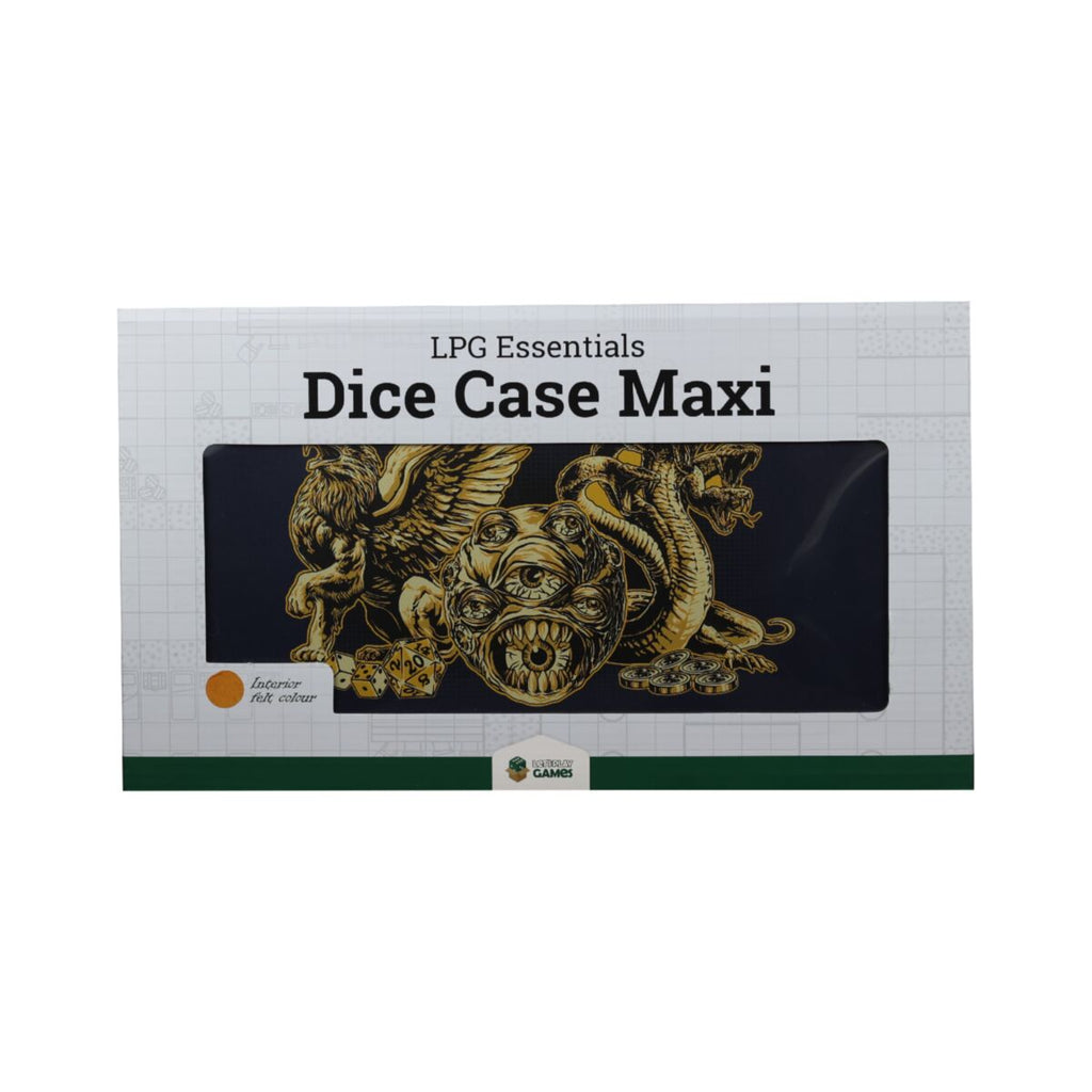 LPG - Essentials Dice Case Maxi Vibrant Blue / Brass