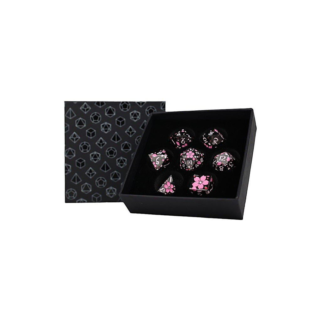 LPG - LPG ES243122 - Dice Set - Inscripted Sakura Black Pink