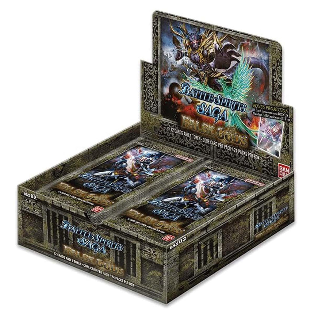 Battle Spirits Saga Card Game Set 02 False Gods Booster Display - BSS02