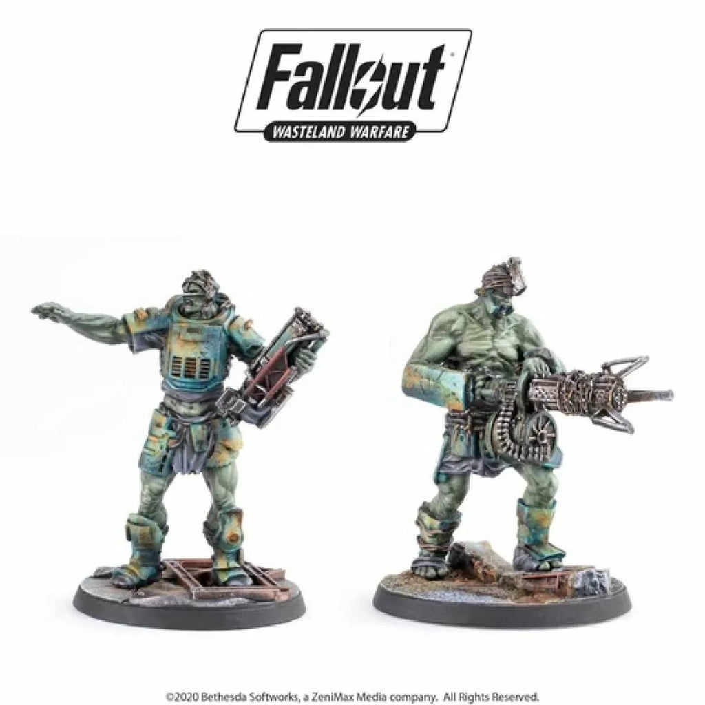 Fallout Wasteland Warfare - Super Mutants Overlord and Fist