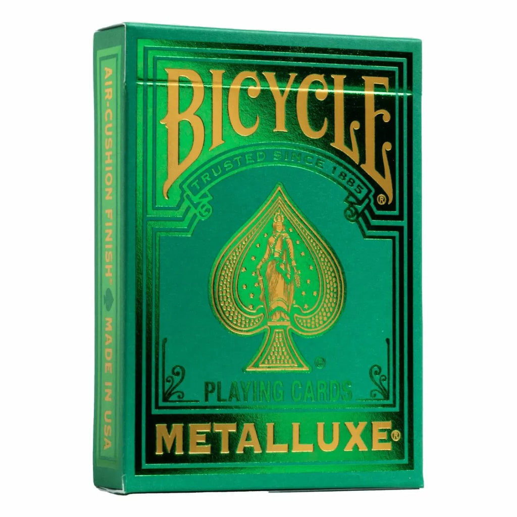 Bicycle Playing Cards - MetalLuxe Green 2022 Playing Cards