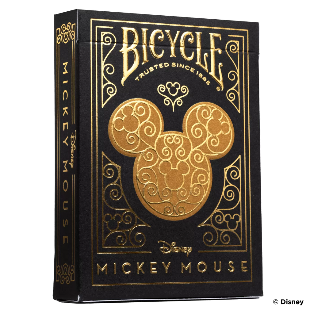 Bicycle Playing Cards - Disney Black & Gold Mickey