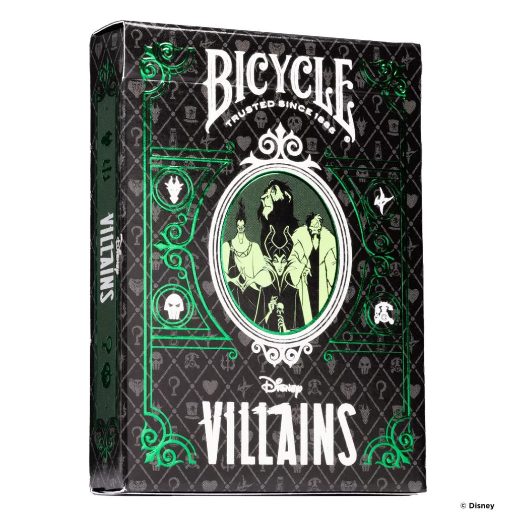 Bicycle Disney Villains Green or Purple Playing Cards