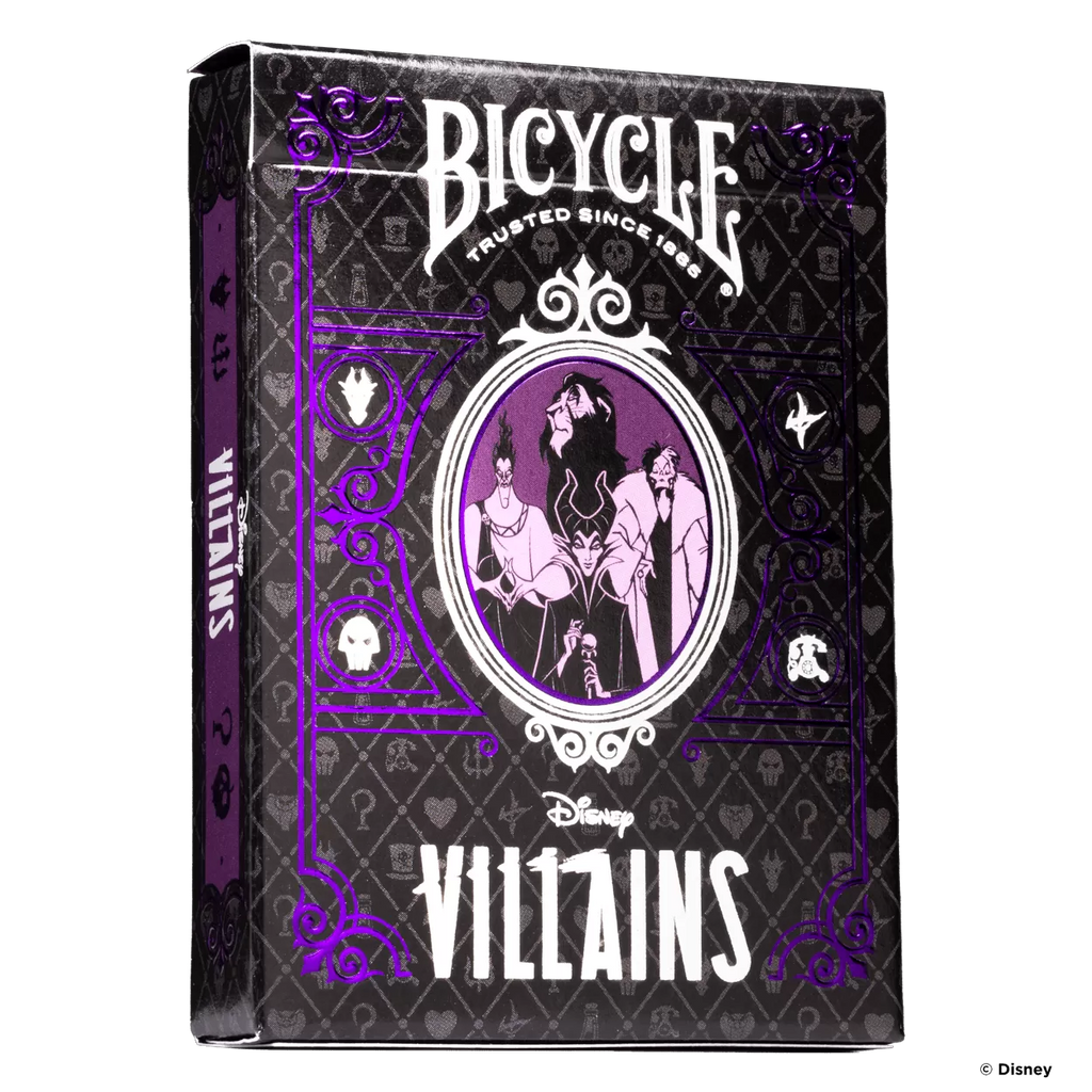 Bicycle Playing Cards - Disney Villains Purple