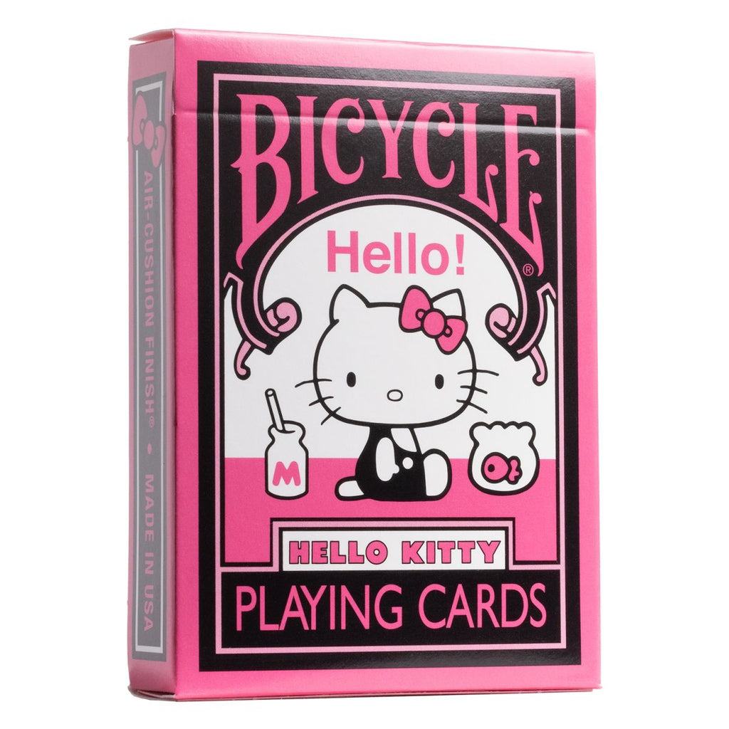 Bicycle Playing Cards - Hello Kitty Black & Pink