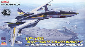 Hasegawa 1/72 VF19A SVF569 Lightnings w/High-Maneuver Missiles
