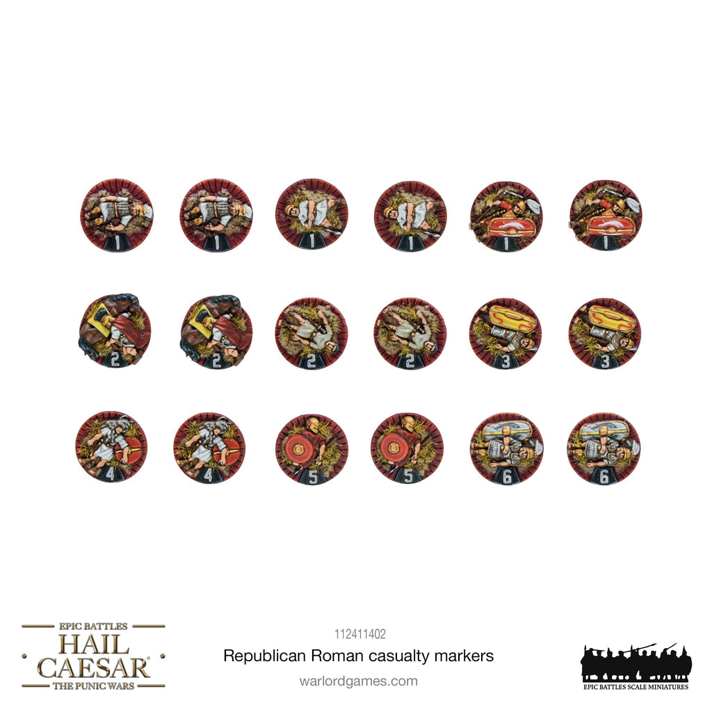 Hail Caesar Epic Battles - Republican Roman Casualty Markers