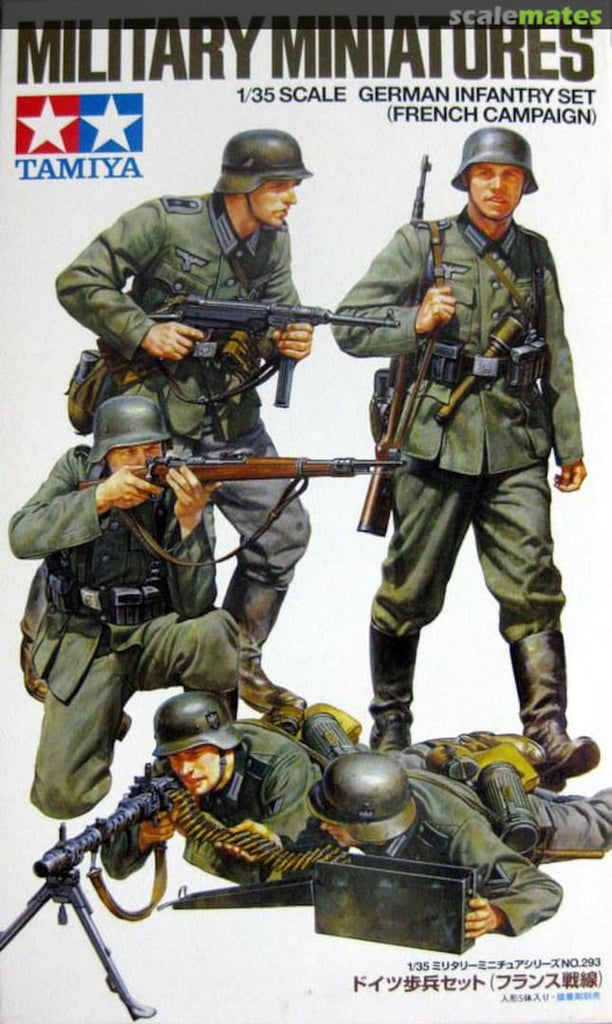 Tamiya - 35293 - 1/35 German Infantry Set (French Campaign)