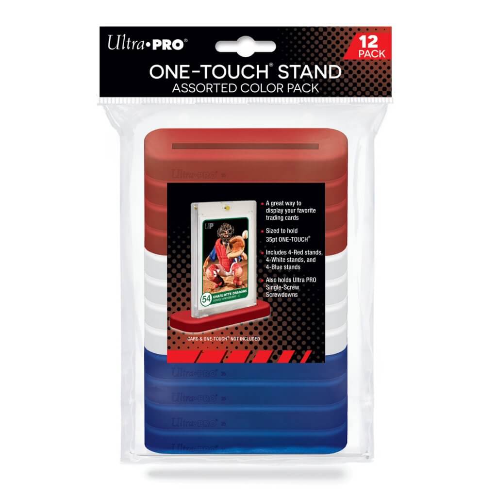 Ultra Pro One Touch Card Stand - 35PT Asst Colour 12 Pack - 15222