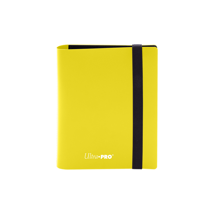 Ultra Pro: UP15371 - 2-Pocket Card Binder for ECLIPSE Easy Shuffle Protector Sleeves - Yellow