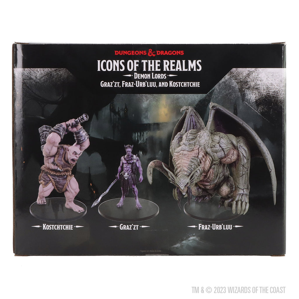 D&D Icons of the Realms Demon Lords Graz'zt, Fraz-Urb'Luu and Kostchtchie