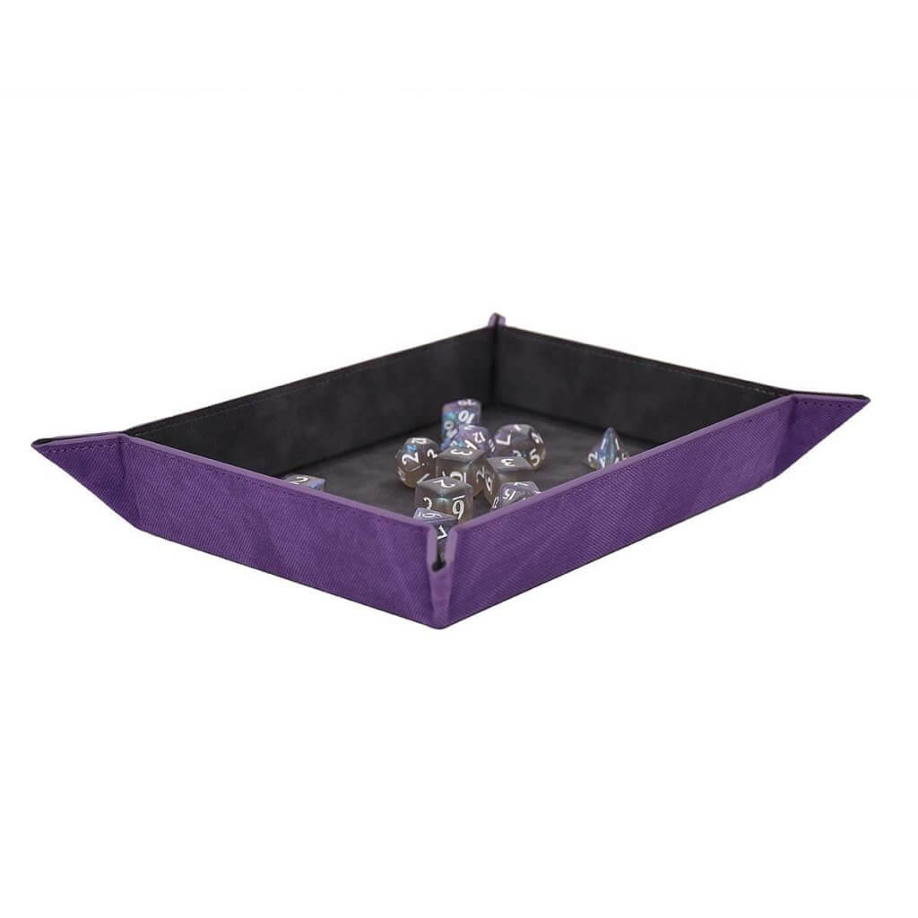 Ultra Pro - Foldable Dice Rolling Trays- Amethyst Suede - 15721