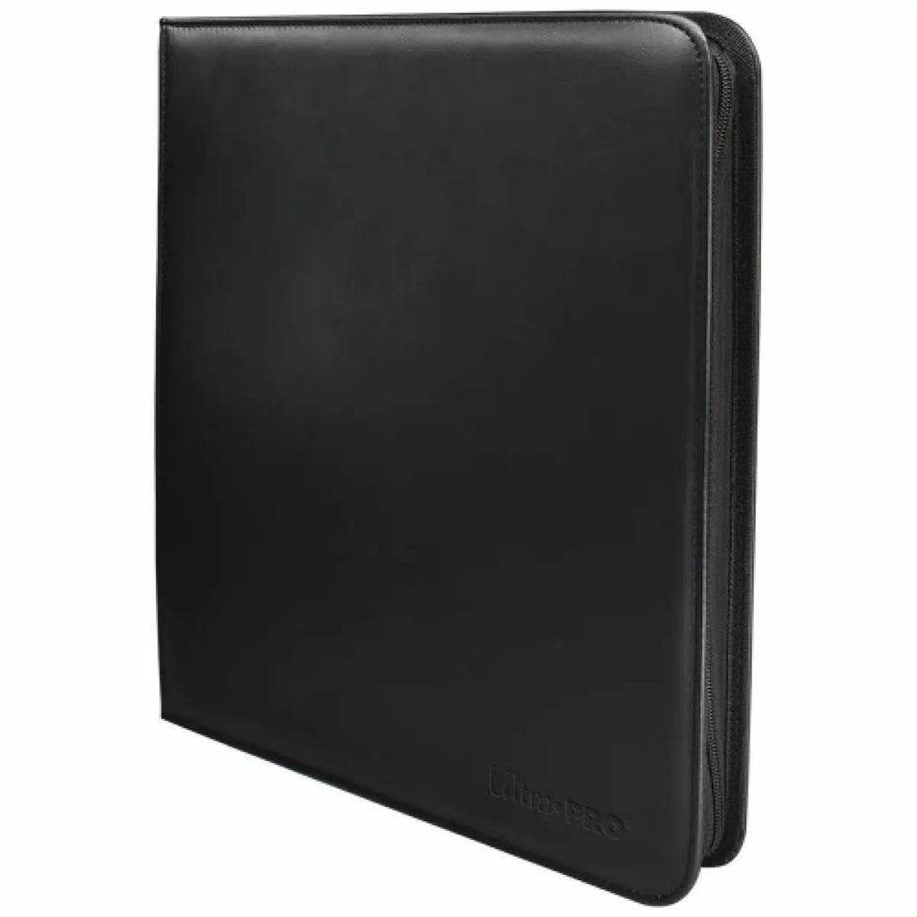 Ultra Pro - 15891 - Vivid 12-Pocket Zippered PRO-Binder - Black