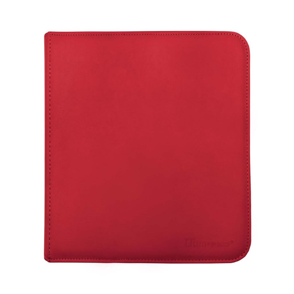 Ultra Pro - 12 pocket Zippered PRO Binder- Red - 15743