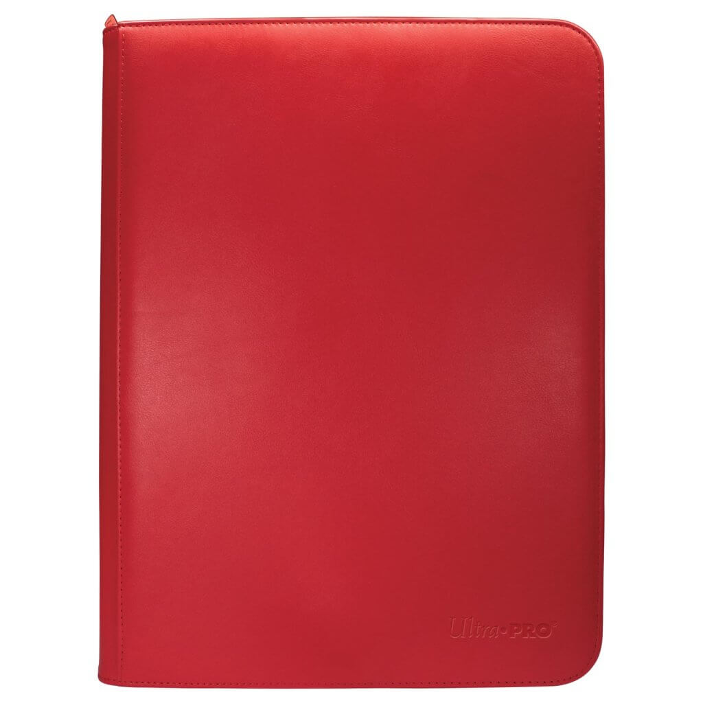 Ultra Pro - Vivid 9-Pocket Zippered Pro-Binder: Red - 51218