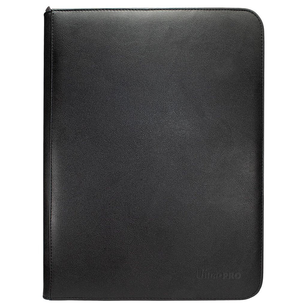 Ultra Pro - Vivid 9-Pocket Zippered Pro-Binder: Black - 15907