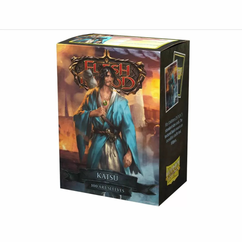 Sleeves - Dragon Shield - Box 100 - Matte Art - Flesh and Blood Katsu