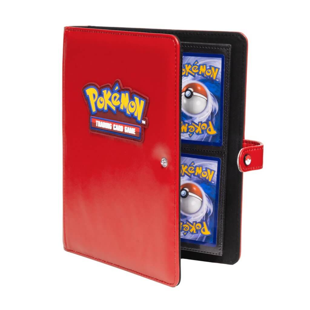 Ultra Pro - 16519 - Pokémon Premium Red Snap Binder - 4 Pocket