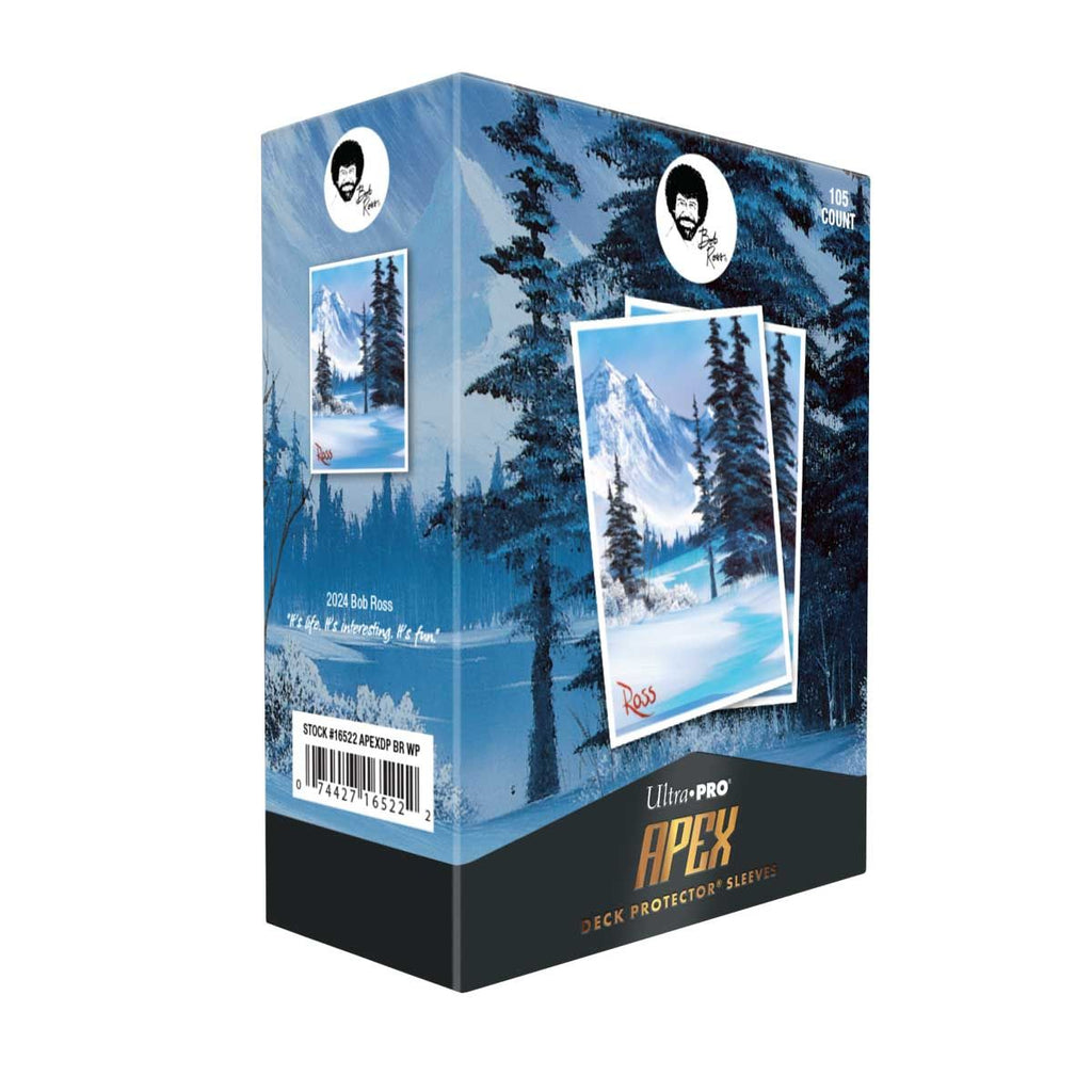 Ultra Pro - UP16522 - Bob Ross - Winter Paradise 105ct APEX Deck Protector Sleeves