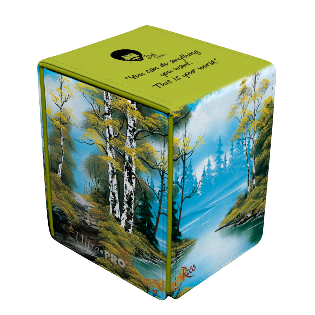 Ultra Pro - Bob Ross: Lakeside Path Alcove Flip Deck Box