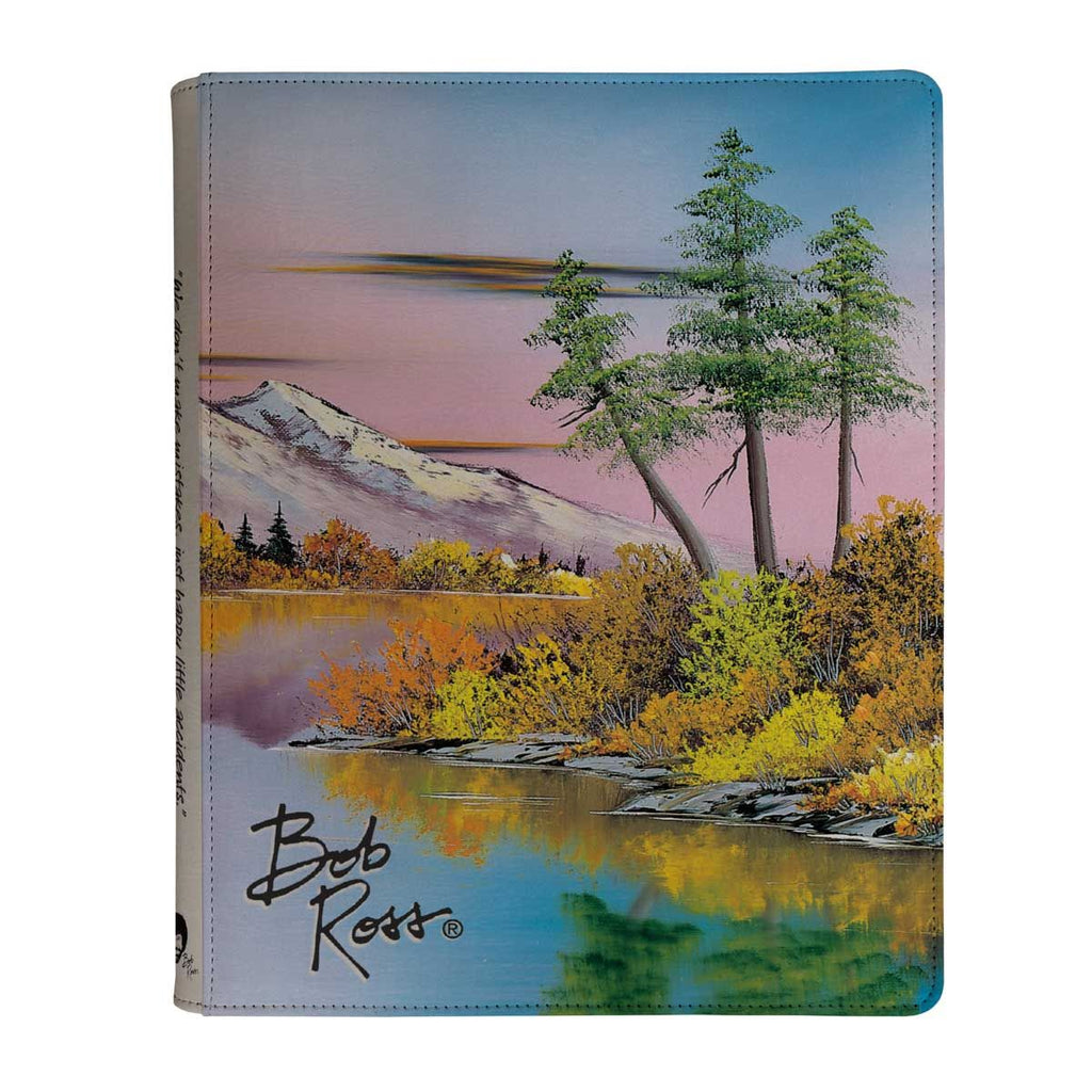 Ultra Pro - UP16529 - Bob Ross Mighty Mountain Lake 9-Pocket Zippered PRO-Binder