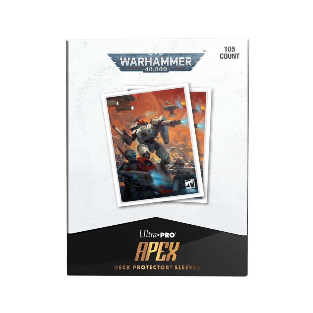 Ultra Pro - UP16557 - Warhammer 40000: Codex Aligned 105ct Apex Deck Protector Sleeves - Táu Empire