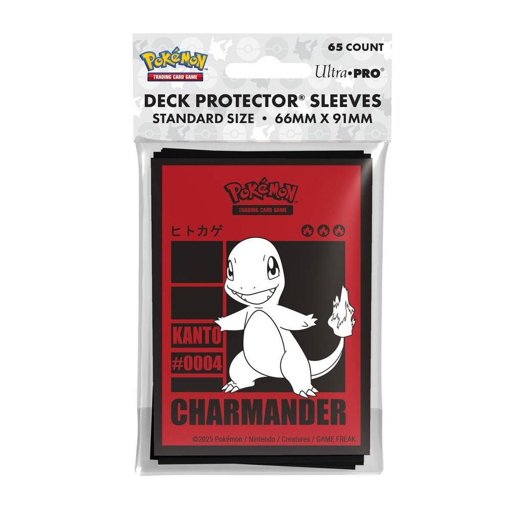 Ultra Pro - 16591 - 65CT Deck Protector Sleeves Kanto #0004 Charmander