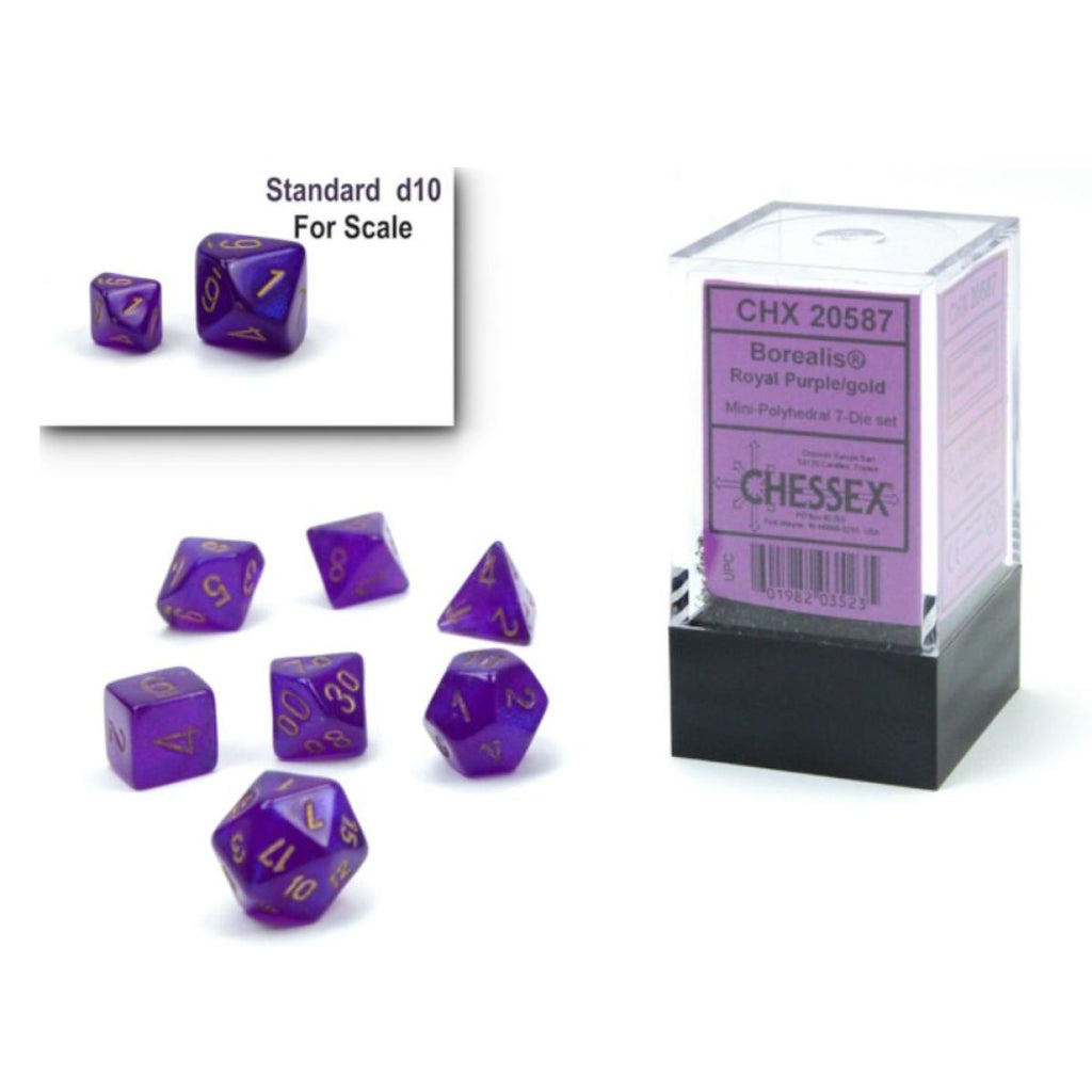 CHX 20587 Borealis Mini Royal Purple/Gold Luminary 7-Die Set