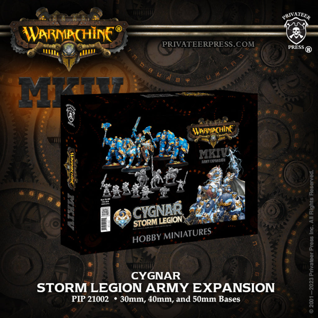 Warmachine: Cygnar - Storm Legion Army Expansion (3D Resin)