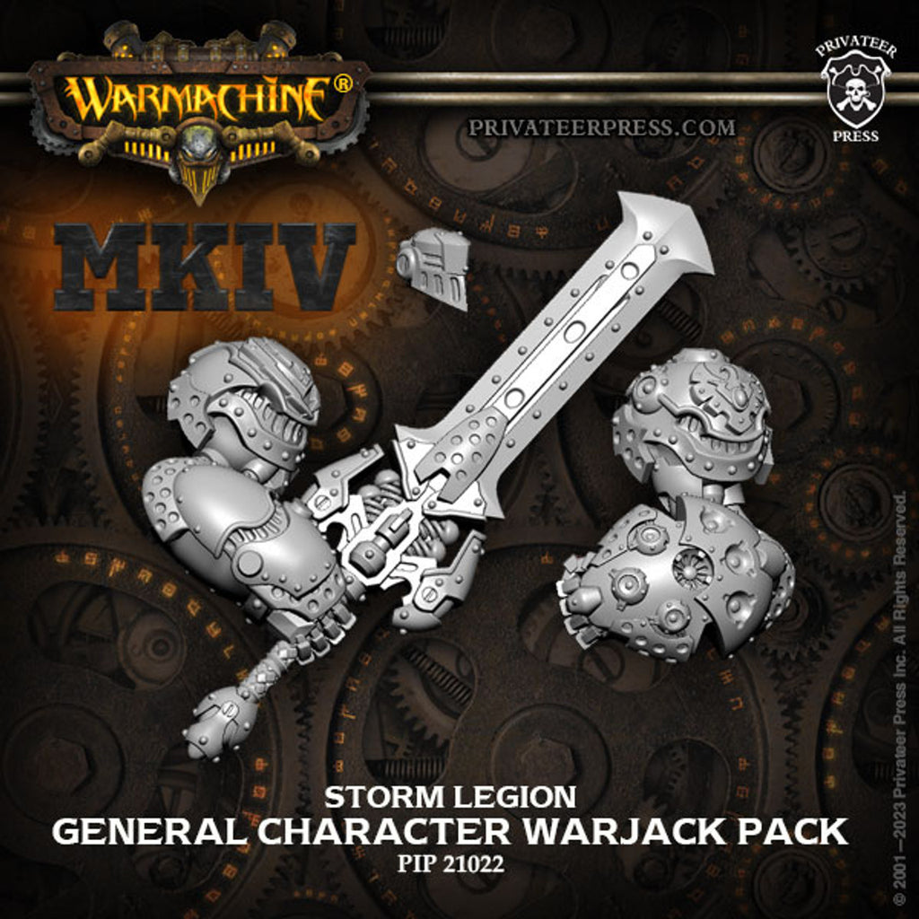 Warmachine: Cygnar – Storm Legion The General Character Warjack Pack (Resin) - PIP21022