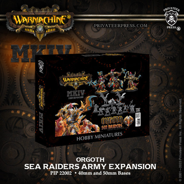 Warmachine: Orgoth - Sea Raiders Army Expansion (3D Resin) - PIP22002