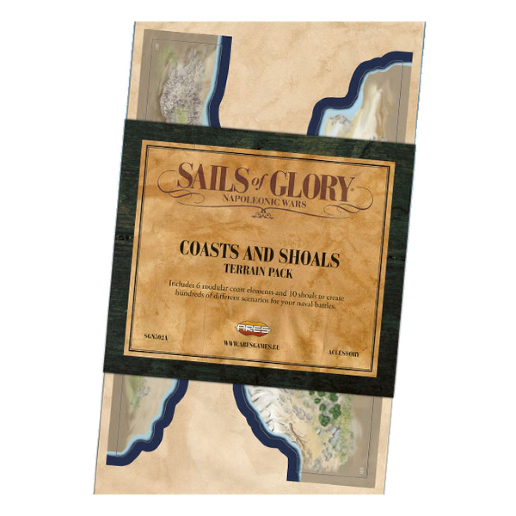 Sails Of Glory - Terrain Pack - Coasts and Shoals