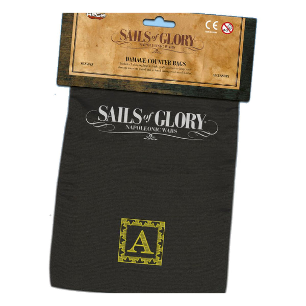 Sails Of Glory - Damage Counter Bags (Set of 5 different bags)
