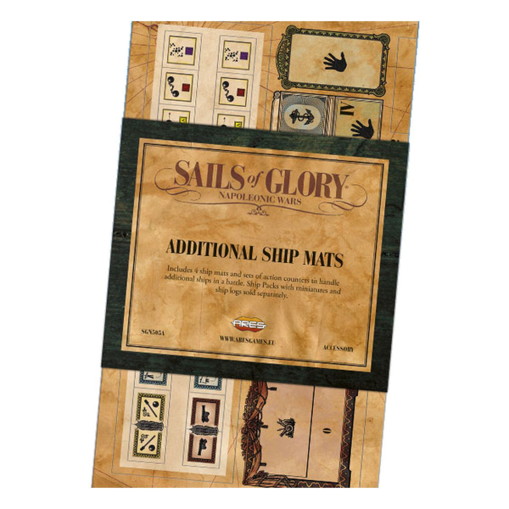 Sails Of Glory - Additional Ship Mats (Set of 4)